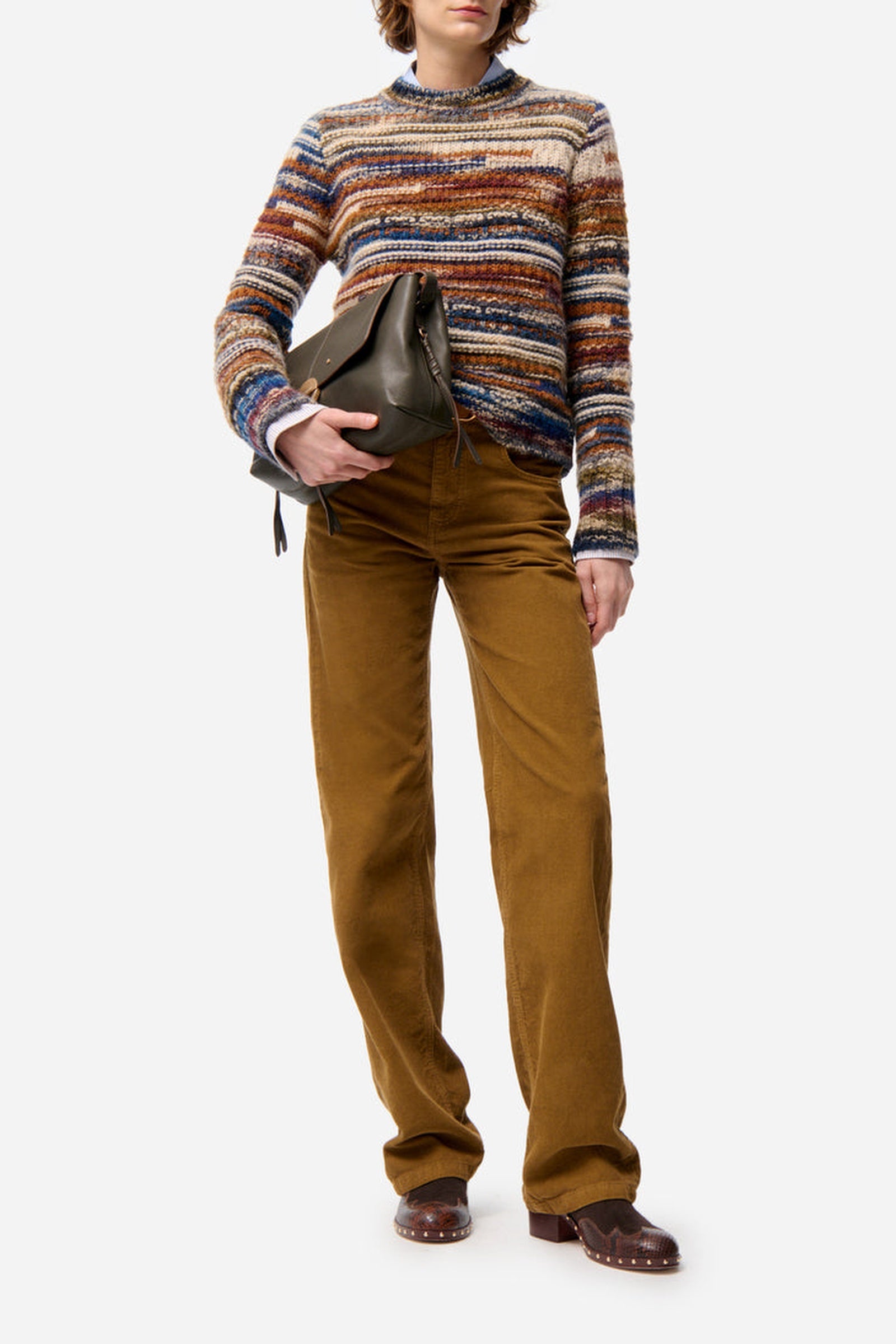 RECO : 110 // Pull Fabrizio en laine - Multicolore
