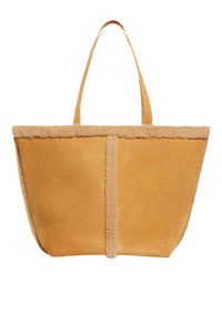 Grand cabas Daily en suède - Caramel
