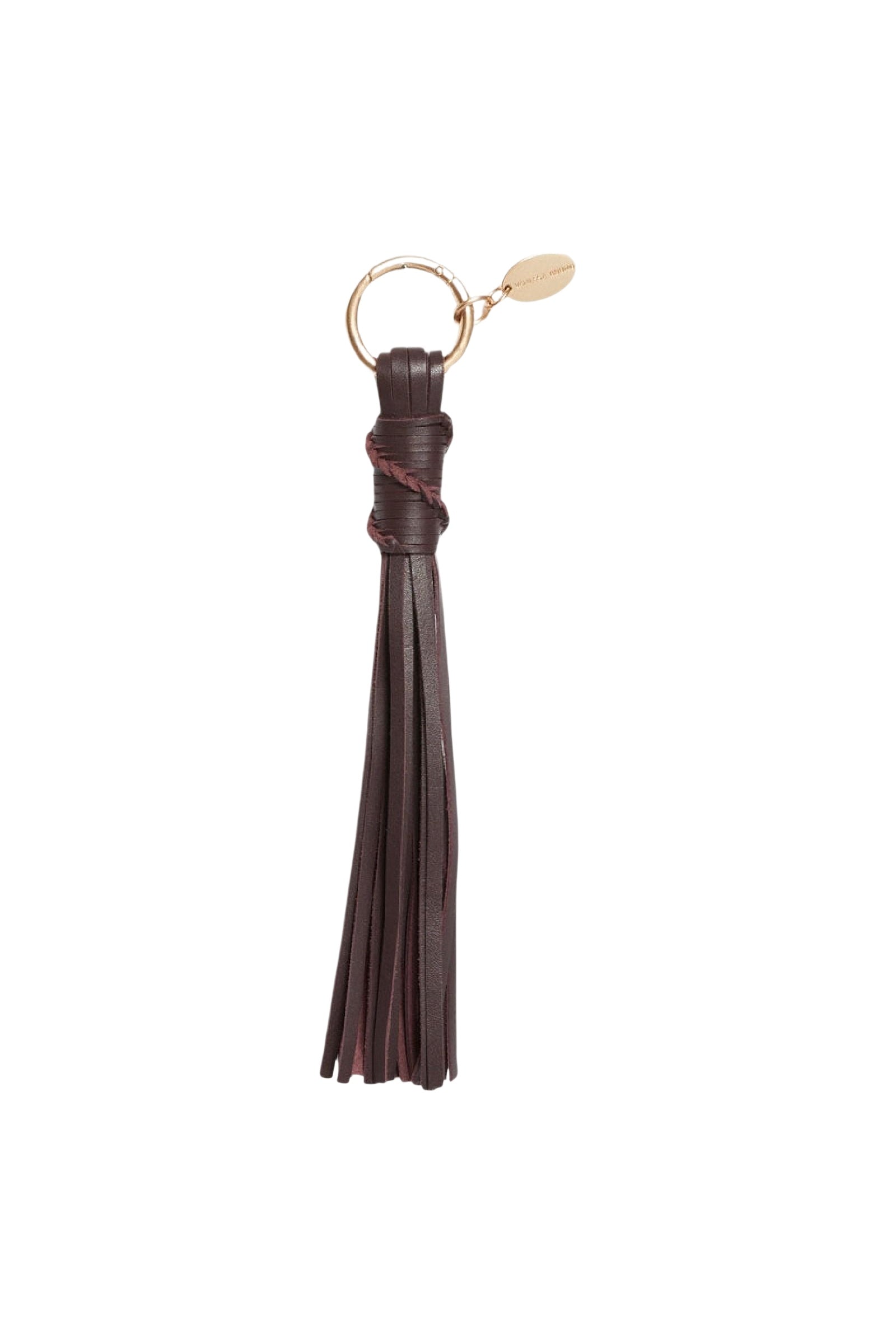 RECO : 30 // Charm pompom en cuir - Marron