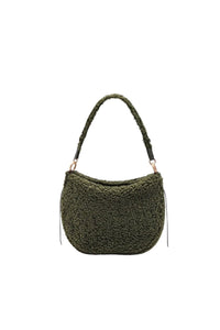Petit sac Daily en shearling - Kaki