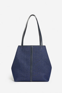 Large Daily denim tote bag - Denim