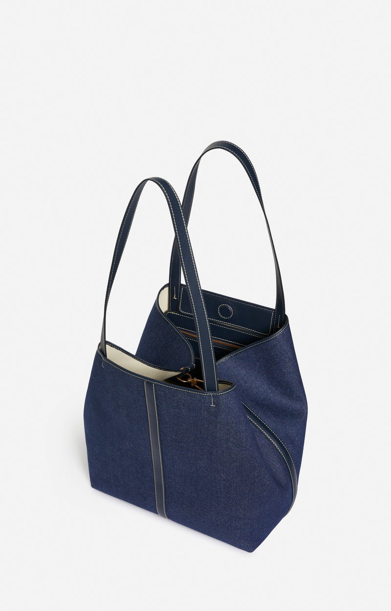 Grand cabas Daily en denim - Denim