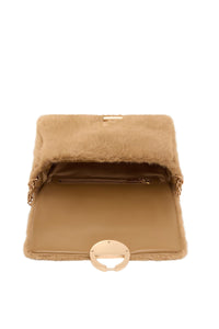 RECO : 250 // Sac Moon moyen en fausse fourrure - Beige