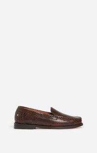 Mocassin En Cuir