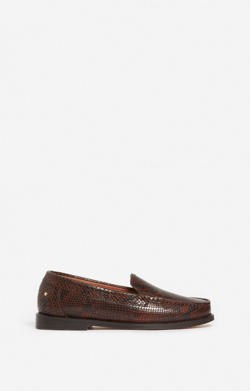 Mocassin En Cuir