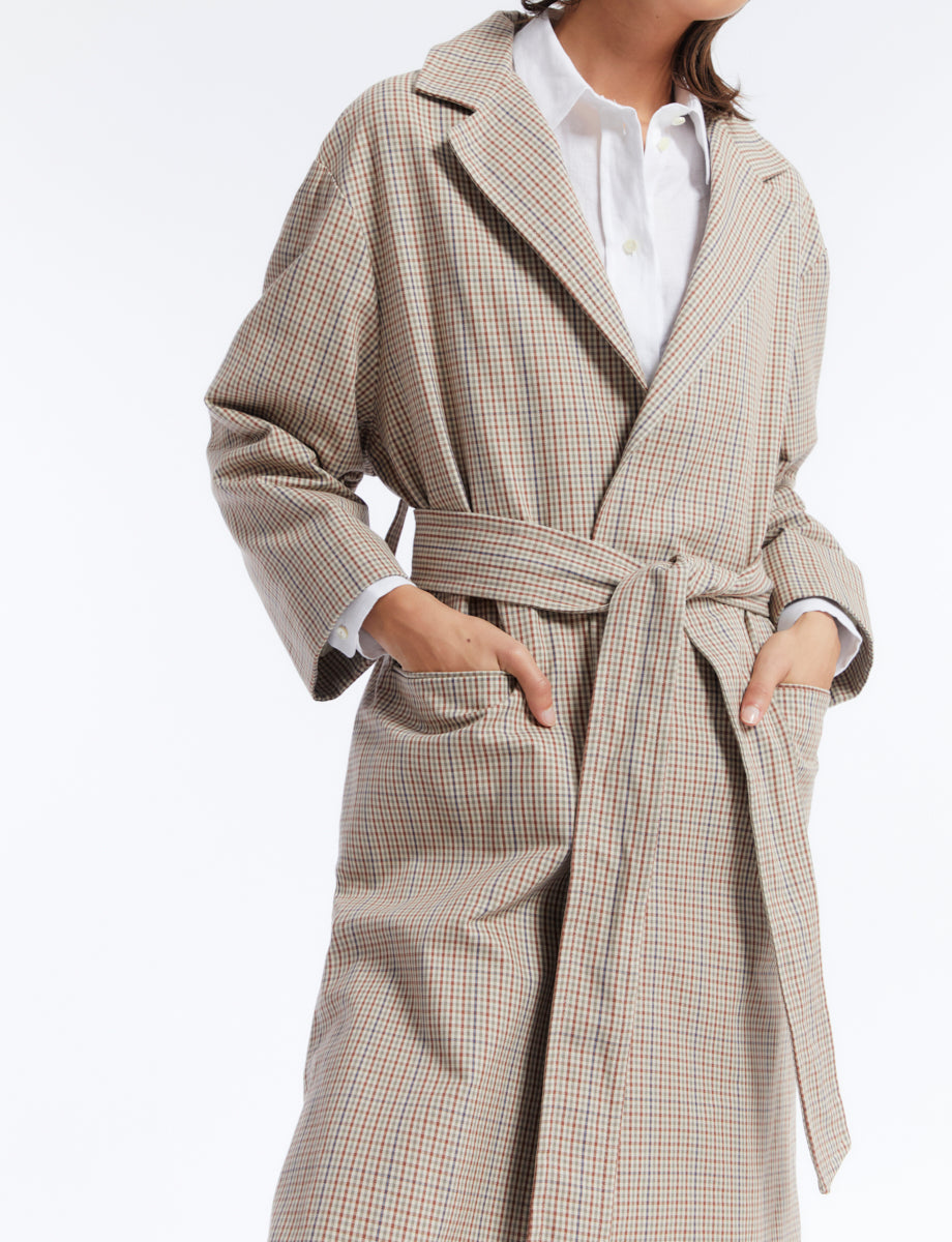 5qty RELIQUAT 150€ 33,3%  / Trench-coat Greta ceinturé - Beige