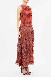 Top Celina sans manches - Chestnut