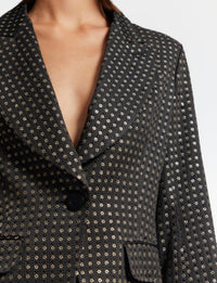 3qty RELIQUAT 120€ 40%  / Blazer cintré Gaelle - Black