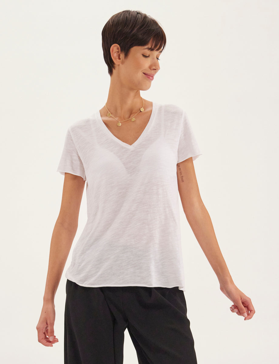 1qty NEW  / Tee-shirt Katalina -  White