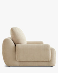 Canapé 3 places Nublo - Tweed Beige Dune