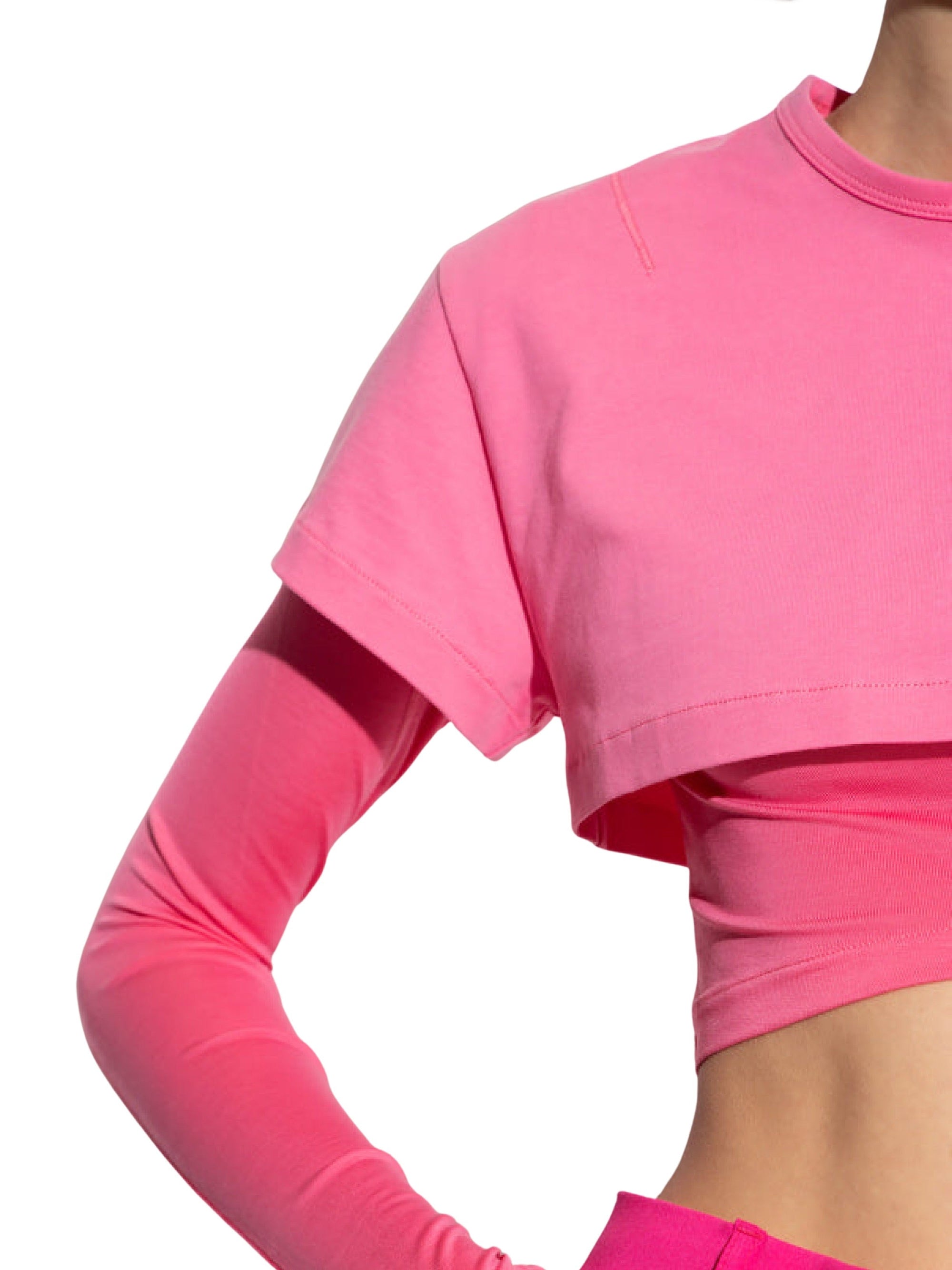 PINK LE DOUBLE TSHIRT