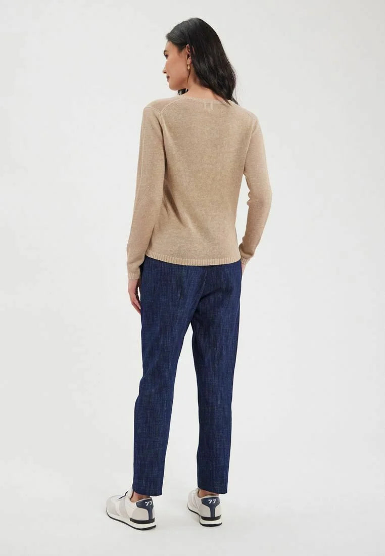 3qty RELIQUAT 80€ 80%  / Pantalon droit Audrey - Blue