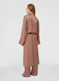 MAUVE TRENCH DRESS