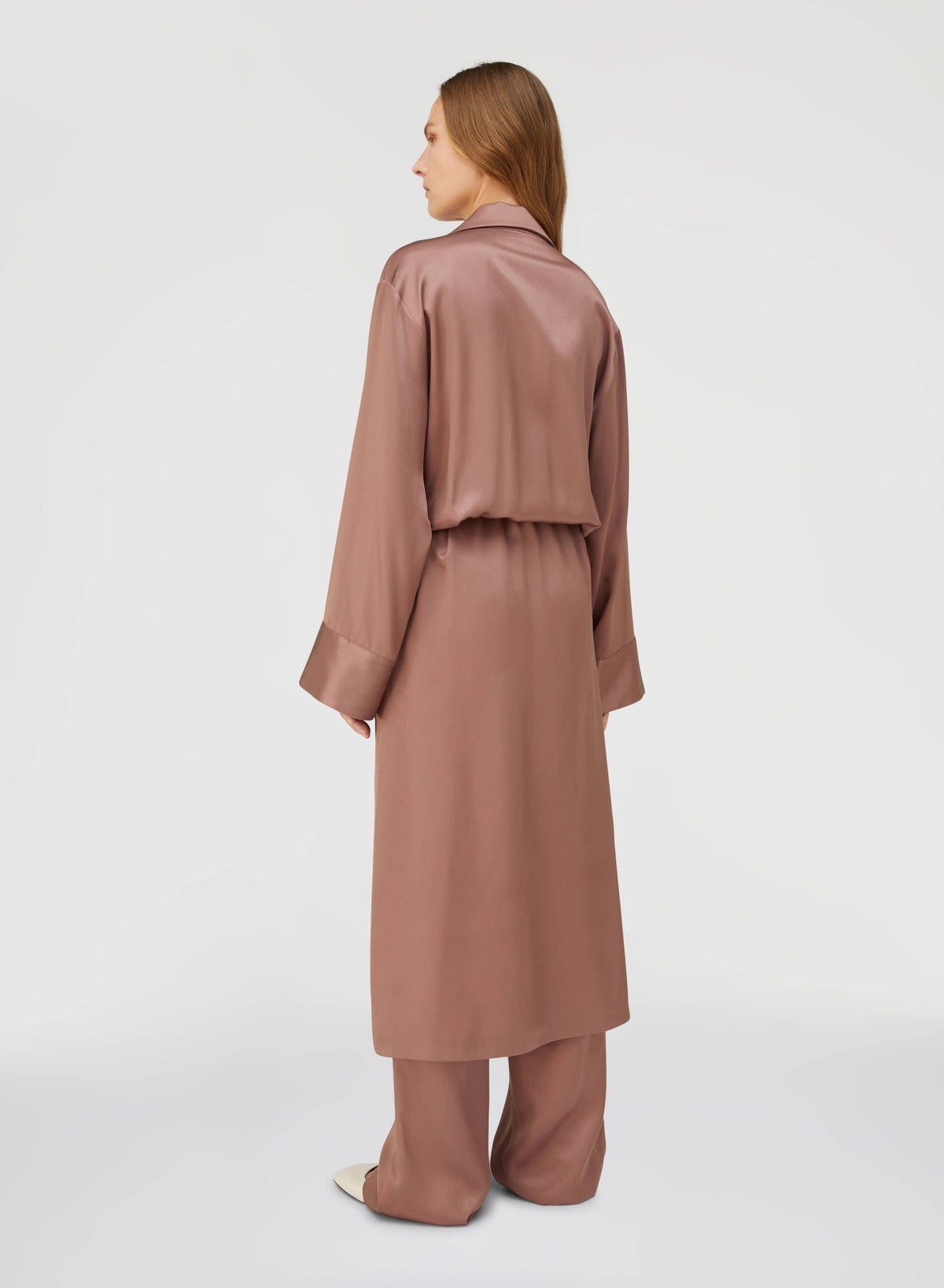 MAUVE TRENCH DRESS