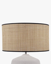 Sulu ceramic table lamp - White