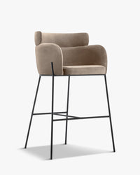 Tabouret de bar Baron - Taupe