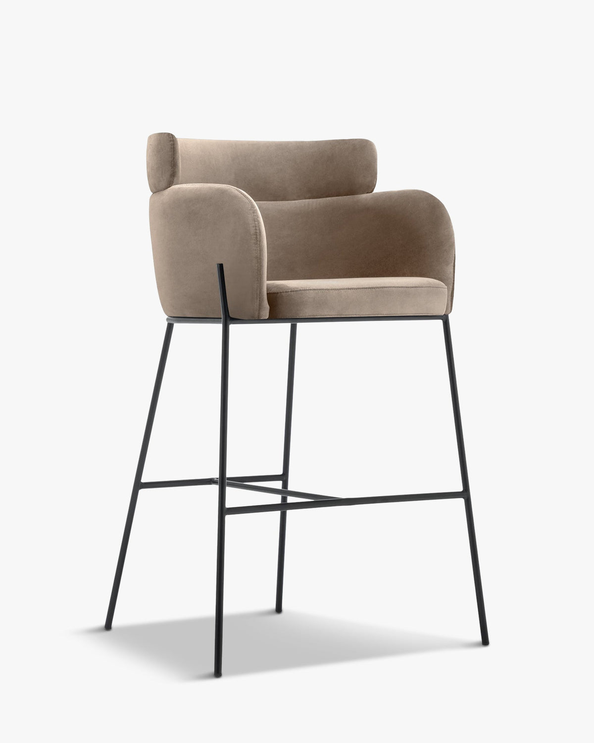 Tabouret de bar Baron - Taupe