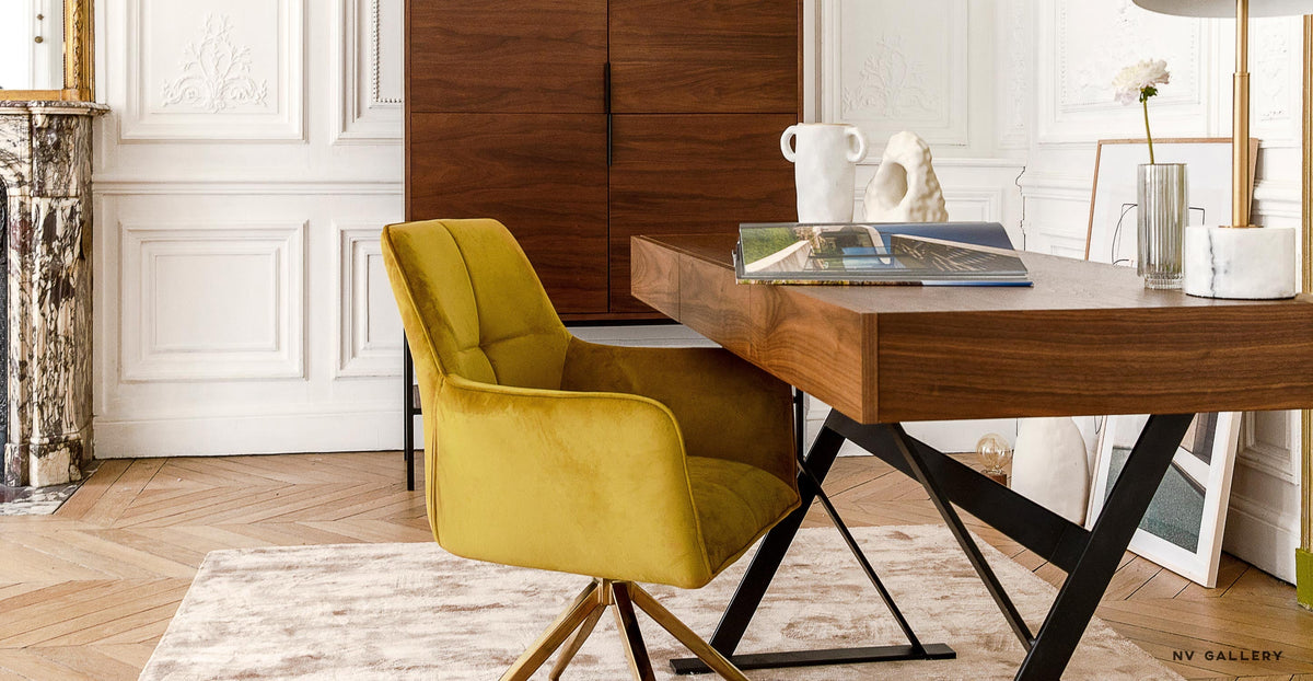 Bureau design Tuxedo - Marron