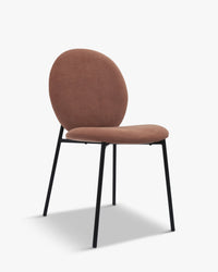 Chaise design Blaze - Velours Rouge