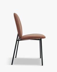 Chaise design Blaze - Velours Rouge