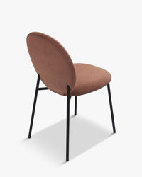 Chaise design Blaze - Velours Rouge