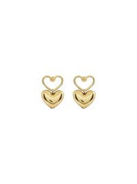 BOUCLES D’OREILLES EN FORME DE CŒUR