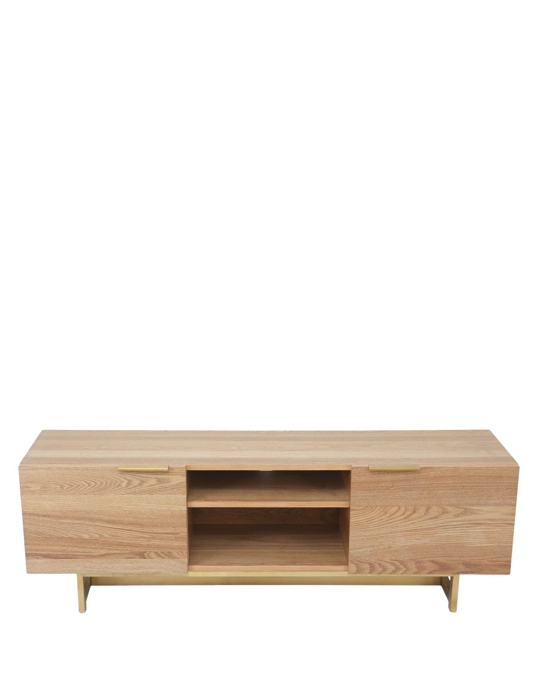 Meuble TV Stark en bois - Bois naturel