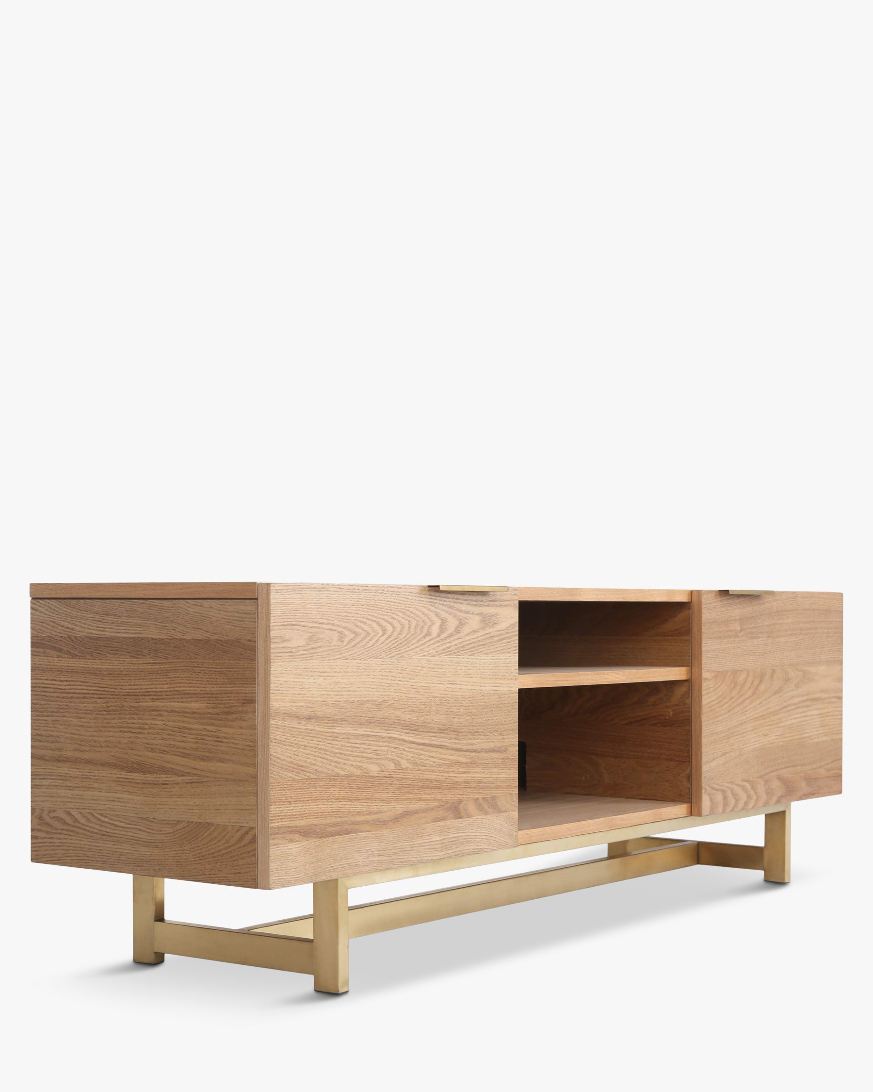 Meuble TV Stark en bois - Bois naturel