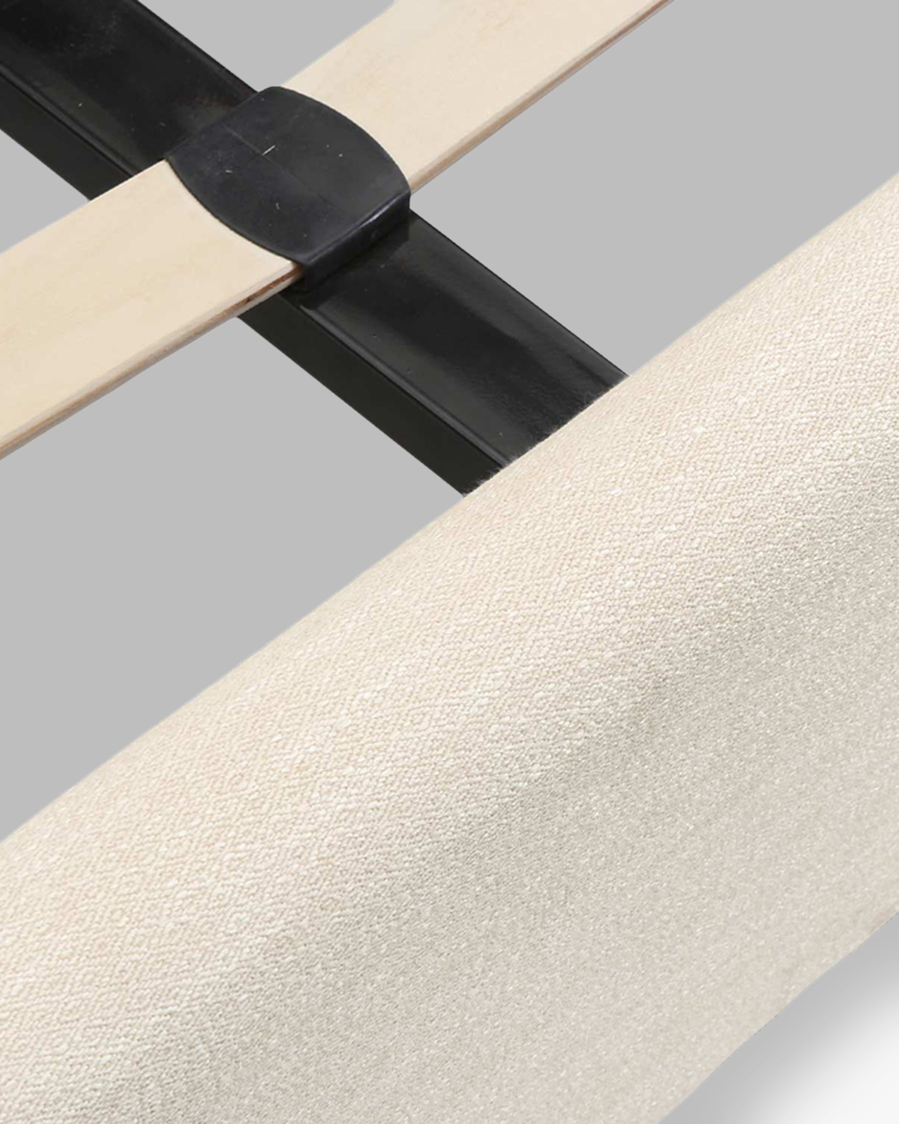 Lit avec rangement Infinity - Crème vanille