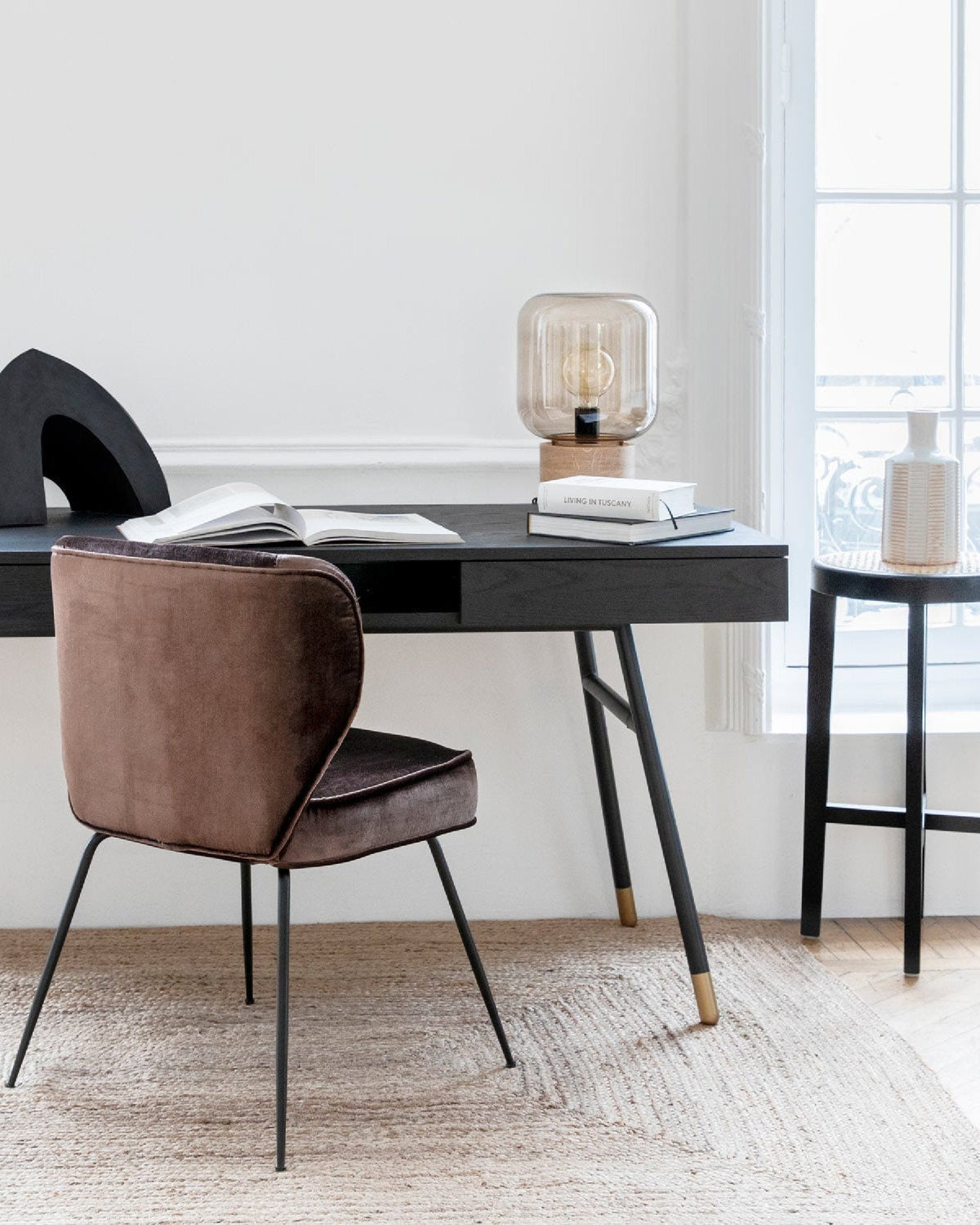 Bureau design Solomon - Noir