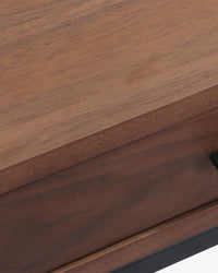 Bureau ou console Bruce - Bois noyer