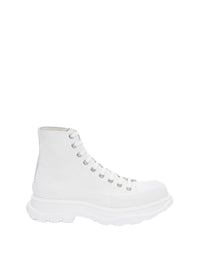 Bottines à lacets - White