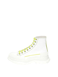 Bottines à lacets - Off White Lime