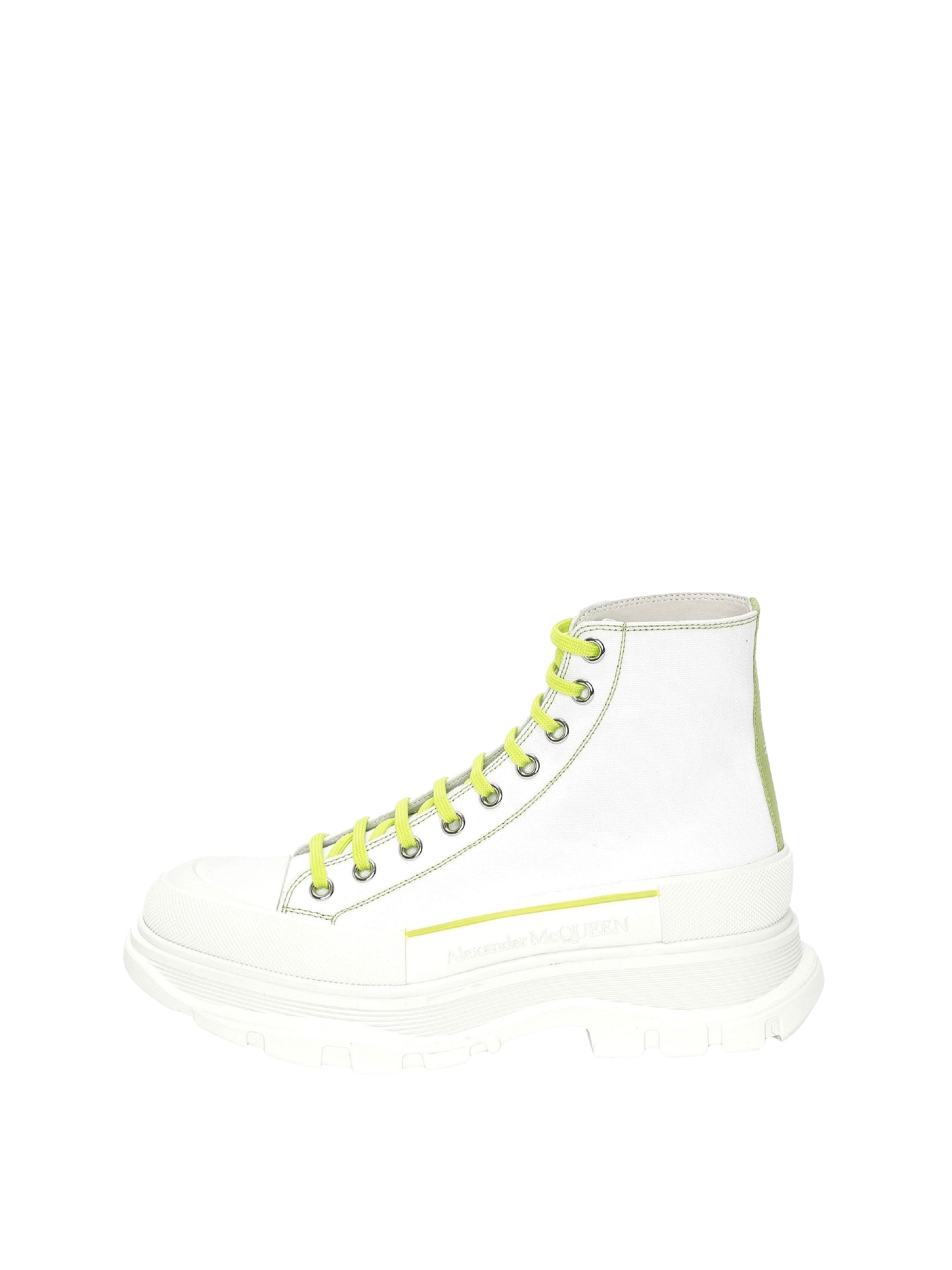 Bottines à lacets - Off White Lime