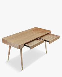 Bureau design Vinyle - Bois naturel