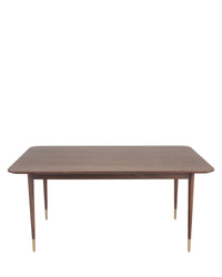 Table design Vinyle en bois - Bois noyer