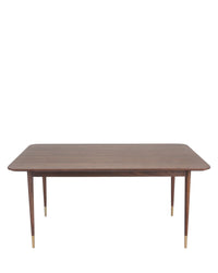 Table design Vinyle en bois - Bois noyer