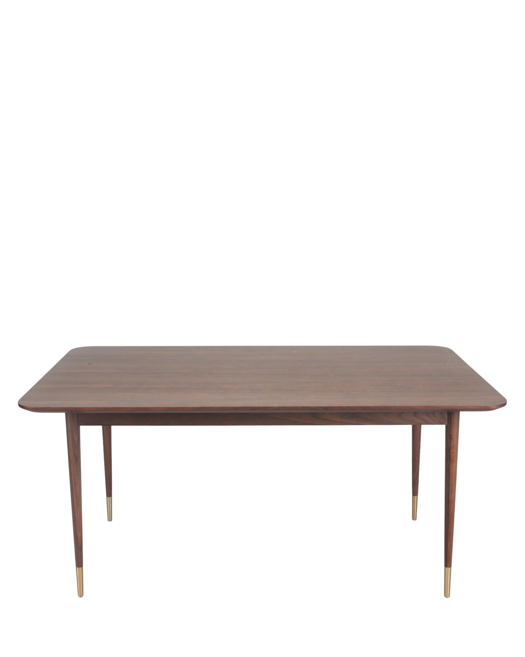 Table design Vinyle en bois - Bois noyer