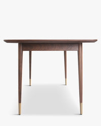 Table design Vinyle en bois - Bois noyer