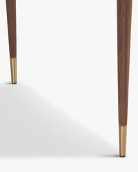 Table design Vinyle en bois - Bois noyer