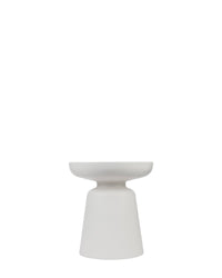 Meuble d'appoint Cersei en fibre de verre - Blanc Coco