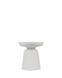 Meuble d'appoint Cersei en fibre de verre - Blanc coco