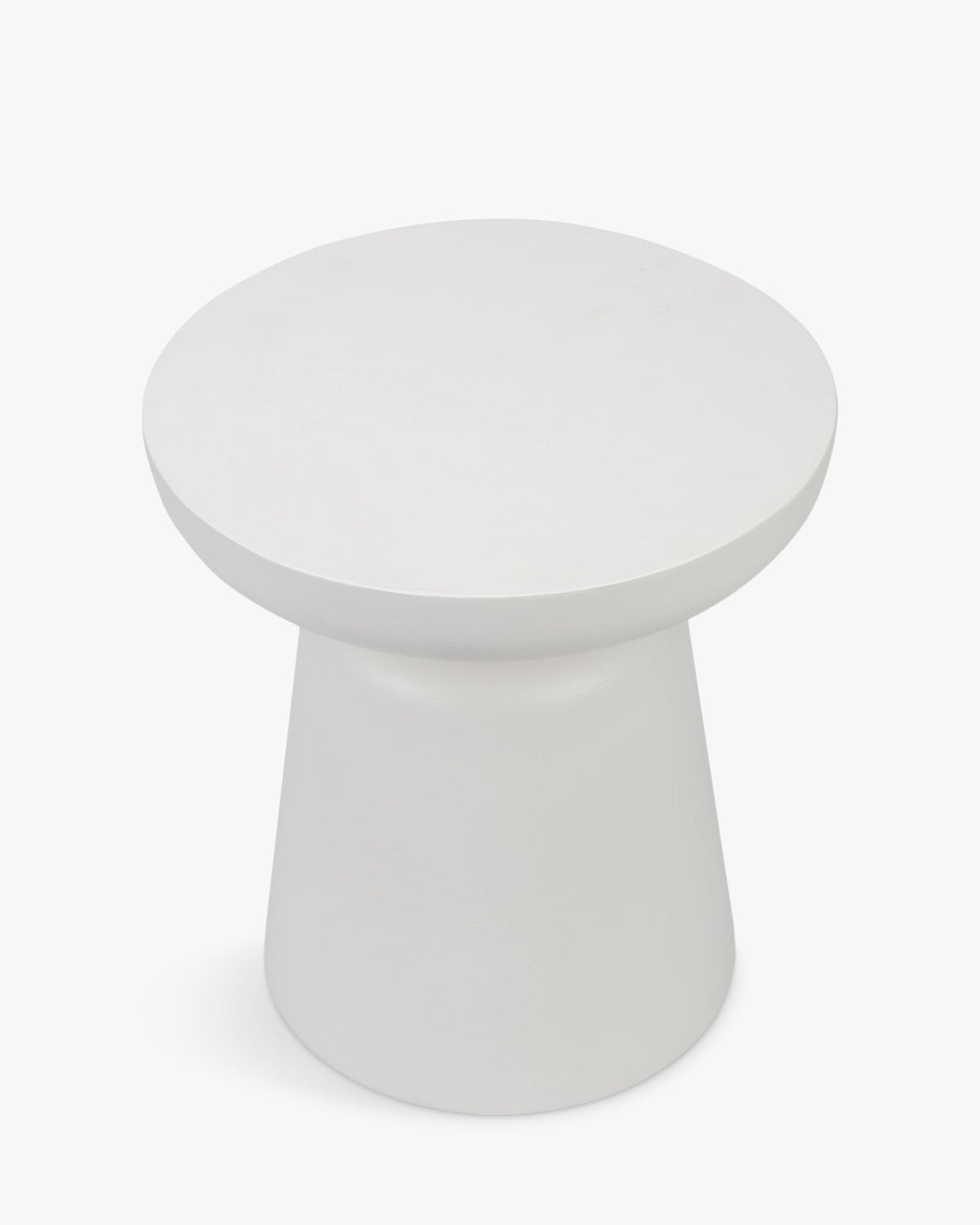 Meuble d'appoint Cersei en fibre de verre - Blanc coco
