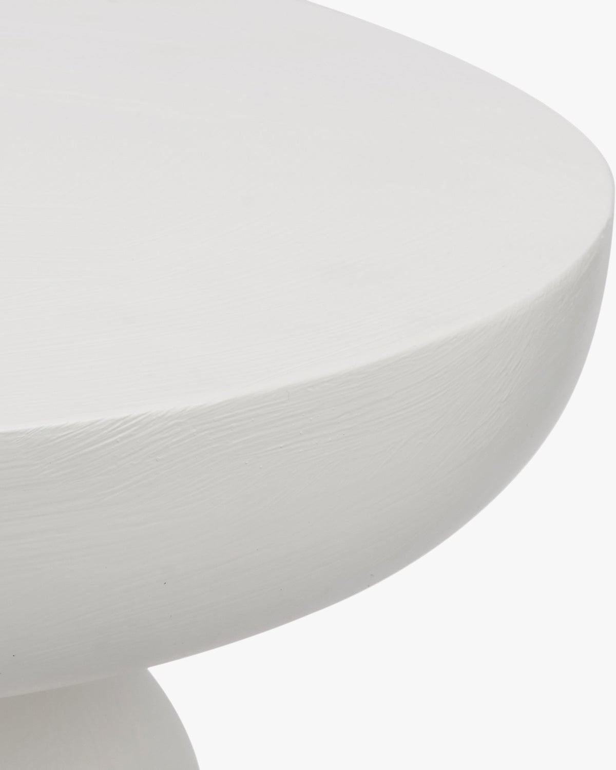 Meuble d'appoint Cersei en fibre de verre - Blanc coco
