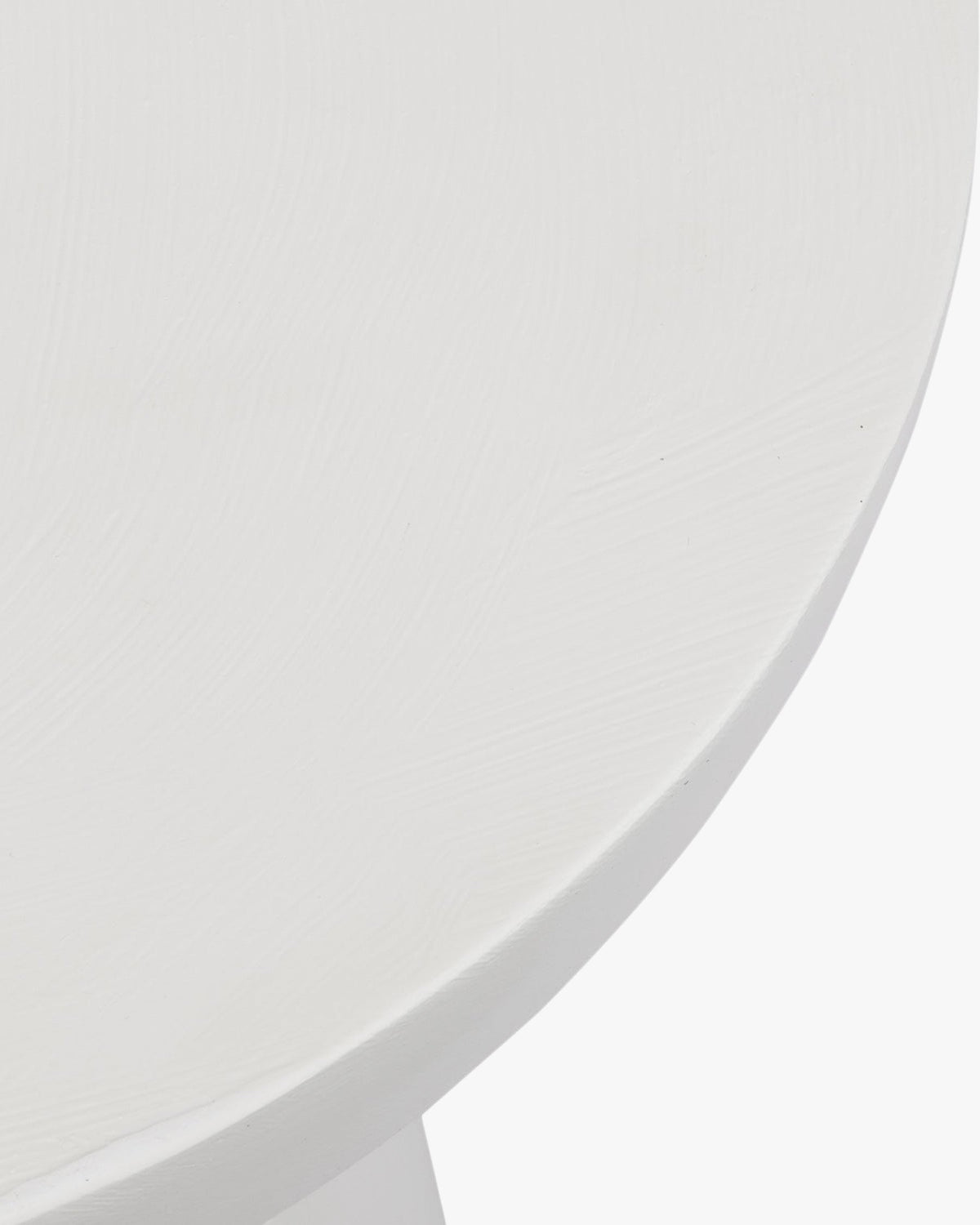 Meuble d'appoint Cersei en fibre de verre - Blanc coco