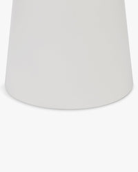 Meuble d'appoint Cersei en fibre de verre - Blanc coco