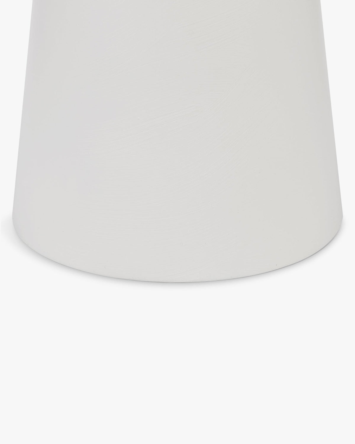 Meuble d'appoint Cersei en fibre de verre - Blanc coco