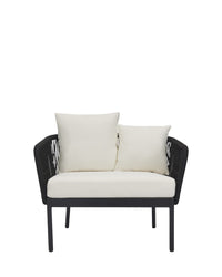 Fauteuil outdoor Santa Monica - Blanc Écru