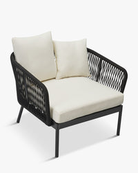 Fauteuil outdoor Santa Monica - Blanc Écru