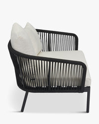 Fauteuil outdoor Santa Monica - Blanc Écru
